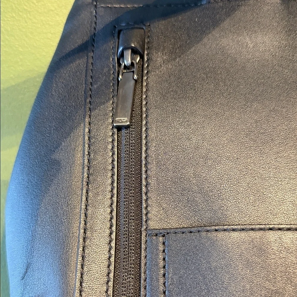 Tumi Mariella Tavi Black Leather Backpack